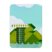 Retro Platform Game Magneet (Verticaal)