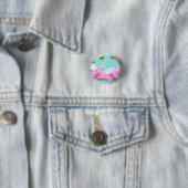 Retro platformgame ronde button 3,2 cm (In situ)
