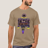 Retro Player Streamer Arcade Colors T-shirt (Voorkant)
