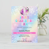 Retro plezier in haar tijdperk pastel Afstuderen u Kaart (Staand voorkant)
