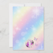 Retro plezier in haar tijdperk pastel Afstuderen u Kaart (Achterkant)