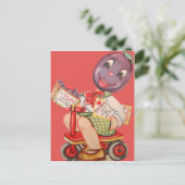  Retro Plum Valentijn Kaart (Staand voorkant)