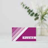 REtro PLUMS Visitekaartje (Staand voorkant)
