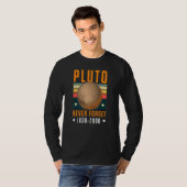 Retro Pluto Nooit Vergeten 1930 2006 T-shirt (Voorkant volledig)