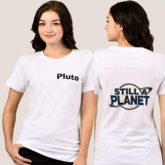 Retro Pluto "Nooit Vergeten" Tri-Blend Shirt