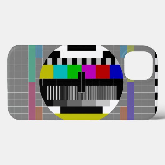 Retro PM5544 Televisietestpatroon Case-Mate iPhone Case (Achterkant (horizontaal))