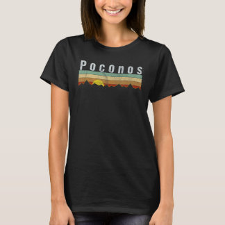 Retro  Poconos Cadeau Vakantie T-shirt