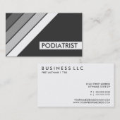 retro PODIATRIST Visitekaartje (Voorkant / Achterkant)