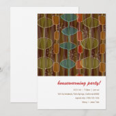 Retro Pods Housewarming Party Kaart (Voorkant / Achterkant)