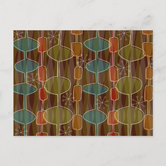 Retro Pods Post Card Briefkaart (Voorkant)