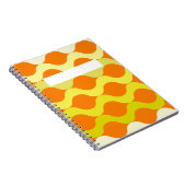 Retro Pods Sinaasappel Citroengeel Notitieboek (Rechterzijde)