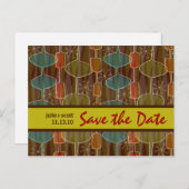 Retro Pods Sla de datum op Aankondigingskaart (Voorkant / Achterkant)