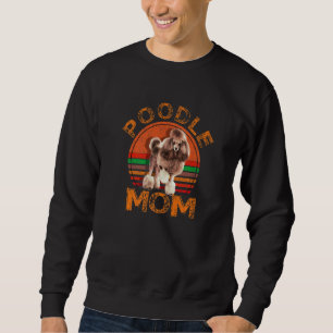 Retro Poedel Moeder Hond Moeder Huisdier Poedel M Trui