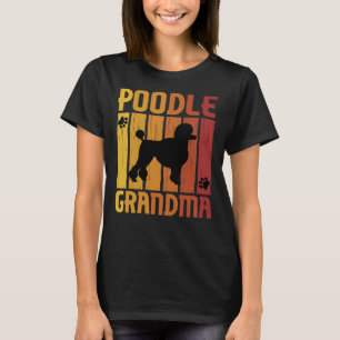 Retro poedel oma paws grappig geschenk idee voor h t-shirt