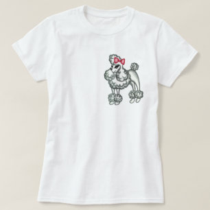 Retro poedel T-shirt