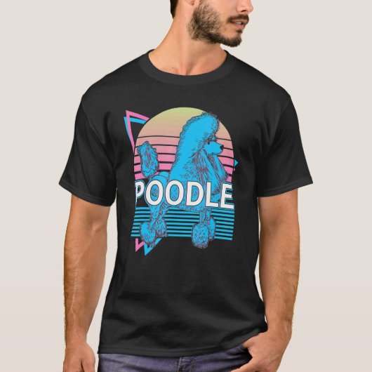 Retro poedel t-shirt (Voorkant)