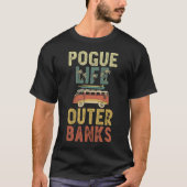 Retro  Pogue Life Buiten banken T-shirt (Voorkant)