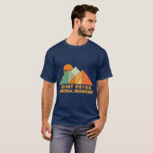 Retro  Point Reyes National Seashore T-shirt (Voorkant volledig)