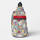 Retro Poker Sling Bag (Voorkant)