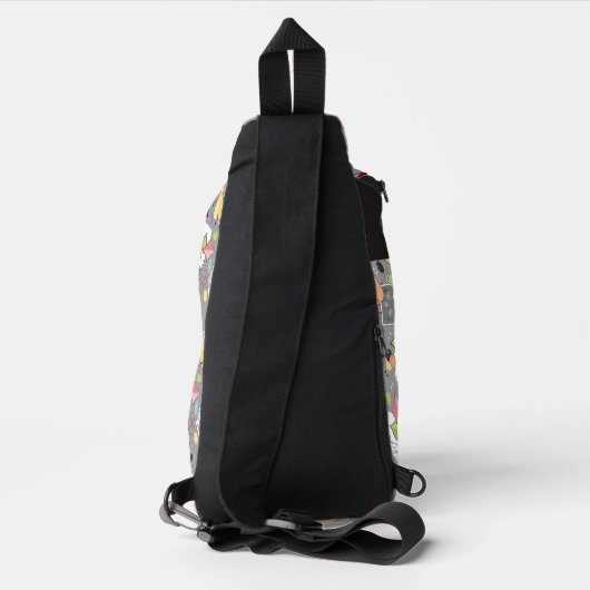 Retro Poker Sling Bag (Achterkant)