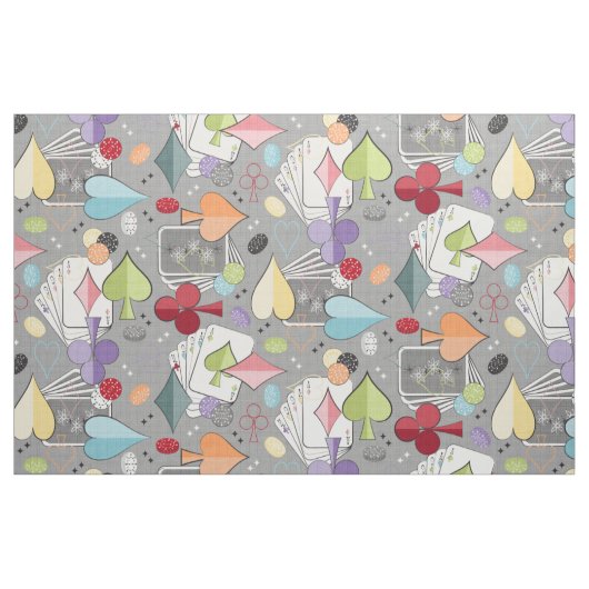 Retro Poker Stof (Fat Quarter)