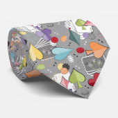 Retro Poker Stropdas (Opgerold)