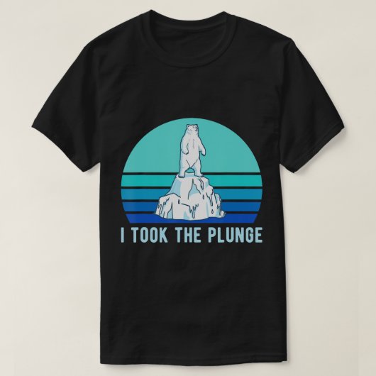 Retro Polar Plunge  Polar Beer Funny Took P T-shirt (Design voorkant)