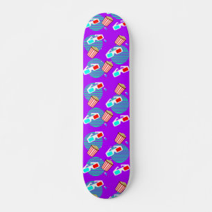 Retro Polarisated 3d Movie Buttered Popcorn Persoonlijk Skateboard