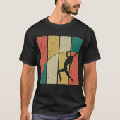 Retro Pole Vaulting Girl Pole Vaulter T-shirt (Voorkant)
