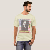 Retro Political Herbert Hoover President Art 1929 T-shirt (Voorkant volledig)
