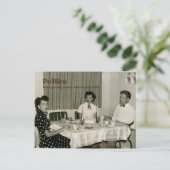 Retro Politiek Briefkaart (Staand voorkant)