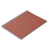 Retro, polka dot brown notitieboek (Linkerzijde)