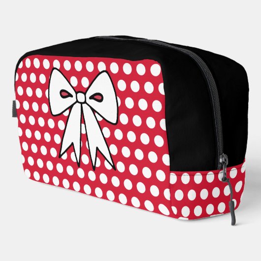 Retro Polka Dot Cosmetics Bag Gift Toilettasje (Rechterhoek)