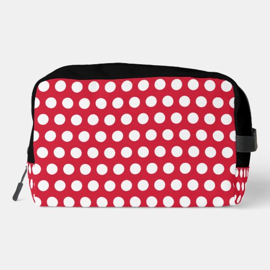 Retro Polka Dot Cosmetics Bag Gift Toilettasje (Achterkant)