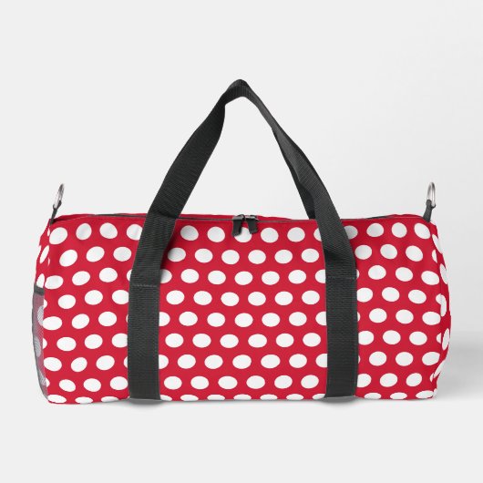 Retro Polka Dot Duffel Bag Gift Plunjezak (Achterkant)