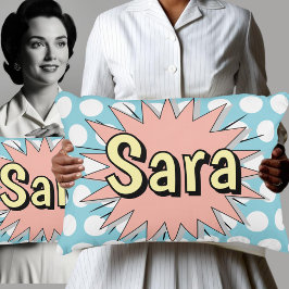 Retro polka dot fifties stijl Rockabilly Vibes Accent Kussen