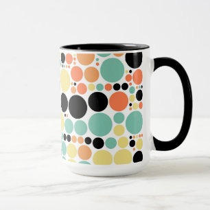 Retro Polka Dot Mosaic Pattern #7 Mok