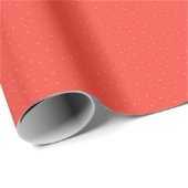 Retro polka dot patroon. cadeaupapier (Rol Hoek)