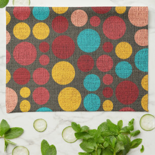 Retro Polka Dot Pattern #7 Theedoek