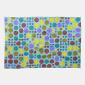 Retro Polka Dot Pattern #9 Theedoek (Horizontaal)