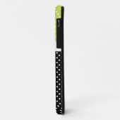 Retro Polka Dot w/Yorkie Case-Mate iPhone Case (Achterkant/links)