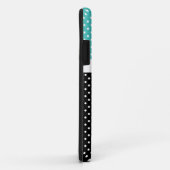 Retro Polka Dot w/Yorkie Case-Mate iPhone Case (Achterkant/rechts)