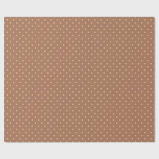 Retro Polka Dot Wrapping Paper Cadeaupapier (Vlak)