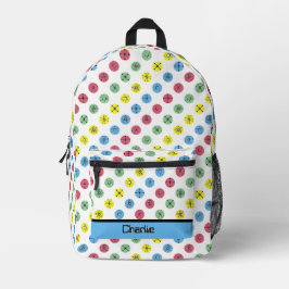 Retro Polka Dots Bedrukte Rugzak