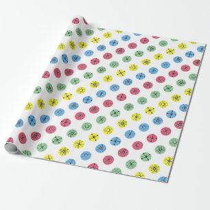Retro Polka Dots Cadeaupapier