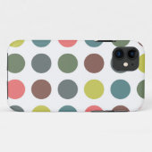 retro polka dots Case-Mate iPhone case (Achterkant (horizontaal))