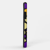 Retro Polka Dots Pattern | Geel Paars Rood Case-Mate iPhone Case (Achterkant/rechts)