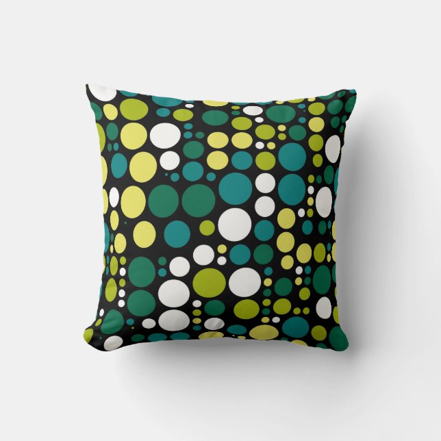 Retro Polka Dots Pattern Kussen (Voorkant)