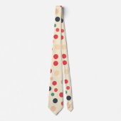 Retro Polka Dots Stropdas (Voorkant)