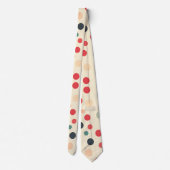 Retro Polka Dots Stropdas (Achterkant)